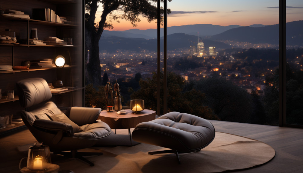Creare un angolo lettura con vista panoramica
