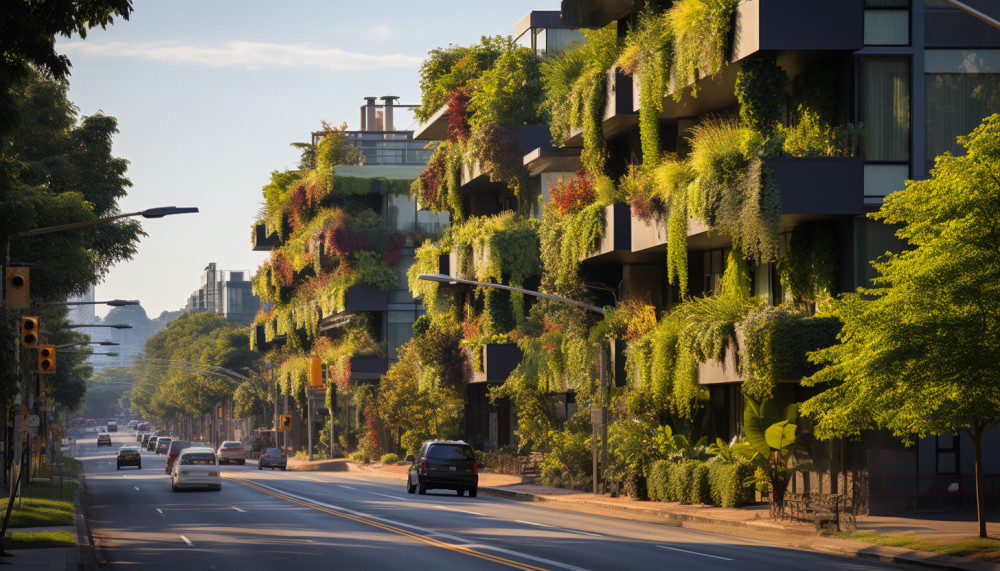 Giardino verticale, il nuovo polmone verde della città